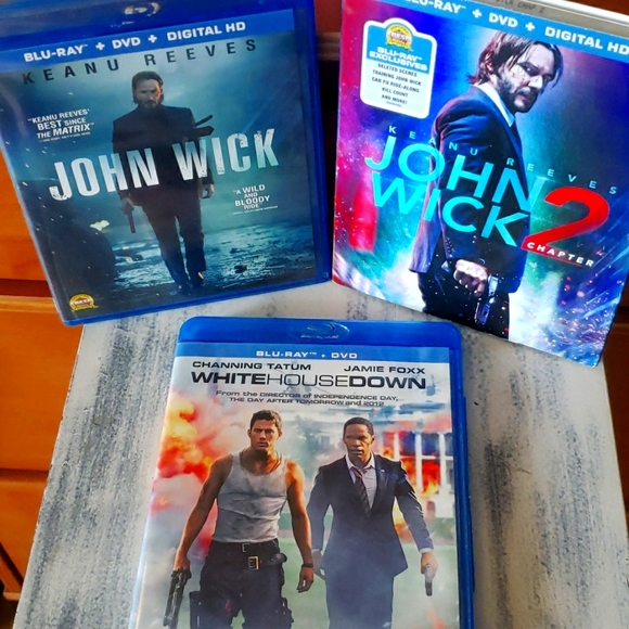 3 Action Blu Ray DVD's - Picture 1 of 4